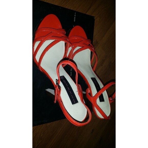 Steven by Steve Madden Red Patent Platform Heels Women’s Size 8.5 - New In Box - Picture 7 of 9